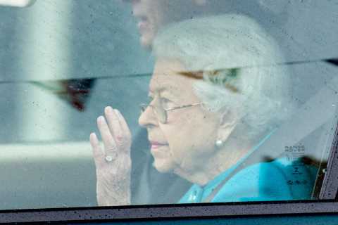 Queen, 96, gives royal wave as she returns home ready for Platinum Jubilee celebrations