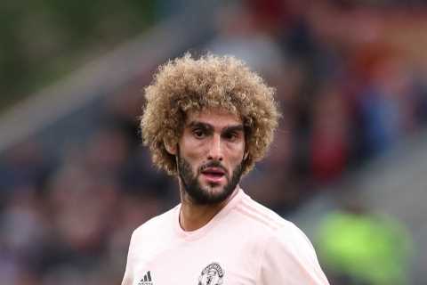Ex-Man Utd star ditches famous bushy afro-style hair for dramatic new look as he continues Chinese..