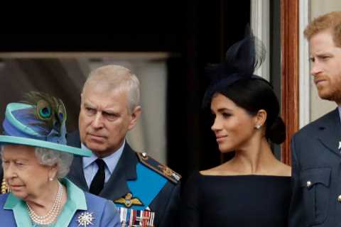 Prince Andrew noticeably absent from Trooping the Colour as he’s kept away from cameras after sex..