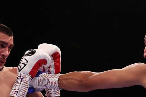 Meet Hamzah Sheeraz, the 6ft 3inch unbeaten British star who reminds me of Tommy Hearns and is..