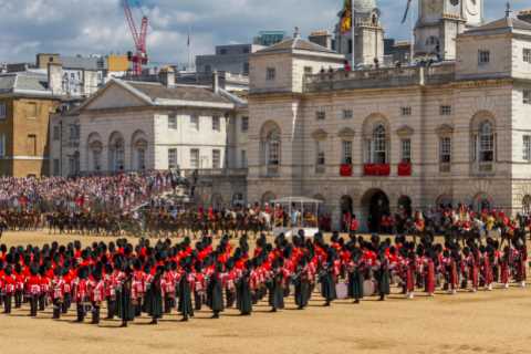 Meghan Markle and Prince Harry given prime seats to watch Trooping the Colour as they return to UK..