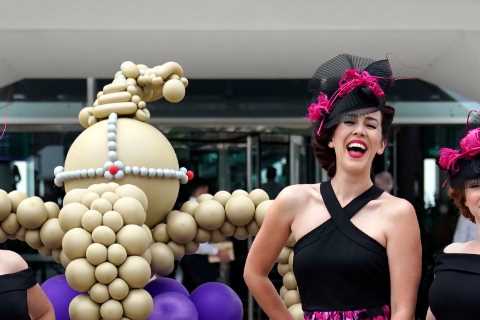 Glam racegoers flood into Epsom for Ladies’ Day as fans get in Jubilee spirit with brilliant Union..