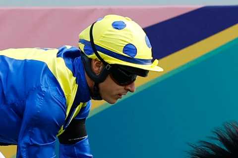 Desert Crown storms to £900,000 win in The Derby for motorbike-loving jockey and legendary trainer..