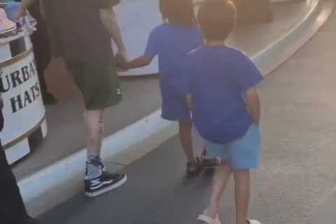 Kim Kardashian’s boyfriend Pete Davidson spotted shopping &amp; holding hands with her son Saint, 6,..