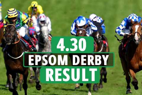 Who won the Epsom Derby 2022? How EVERY horse finished in 4.30 on Saturday