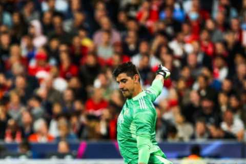 Thibaut Courtois in row with Man Utd YouTuber Mark Goldbridge – just hours after getting engaged to ..