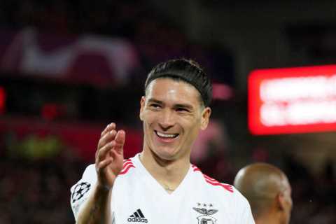 Liverpool join Man Utd in Darwin Nunez transfer race as Jurgen Klopp targets £68m Benfica star to..