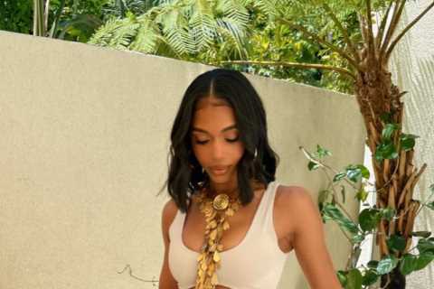 Lori Harvey shows ex Michael B Jordan what he’s missing as she poses in just bra &amp; skintight..
