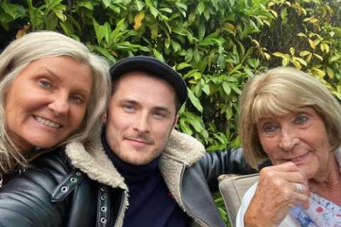 EastEnders Ben Mitchell actor Max Bowden shares snap with rarely seen mum and grandma as he..