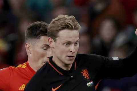 Watch Frenkie de Jong dribble through whole Wales midfield to set up winner as Barcelona star shows ..