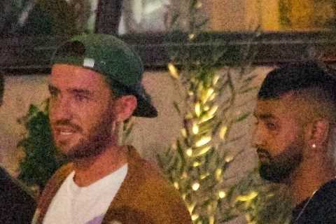 Chelsea star Ben Chilwell eats out at plush Hollywood restaurant with stunning Netflix model Holly..