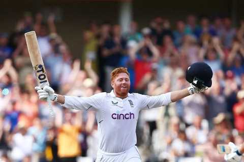 Jonny Bairstow’s blistering century in just 77 balls fires England to one of THE great Test wins..