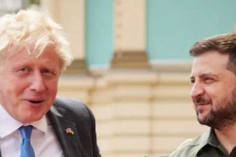Boris Johnson makes secret trip to Kyiv to meet Ukraine’s President Zelenskyy