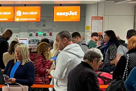 Disabled easyJet passenger falls to his death on escalator at Gatwick Airport after waiting for..
