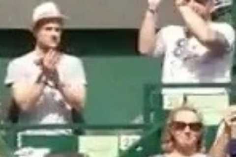 Watch as Daniil Medvedev’s coach storms off court after Russian tennis star screams at him leaving..