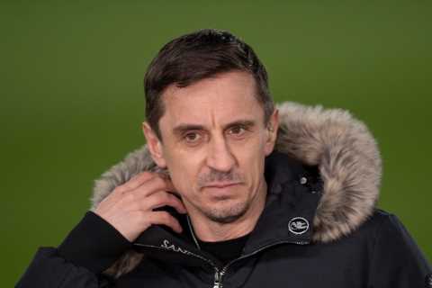 Gary Neville ‘worried’ about Man Utd’s transfer business as he warns club Ten Hag MUST get targets..