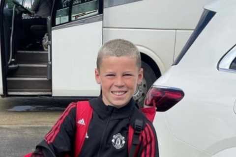 Wayne Rooney’s son Kai, 12, finishes season for Man Utd academy with outrageous goals and assists..