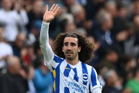 Man City rivalling Chelsea in transfer race for Marc Cucurella but Brighton will demand up to £50m..