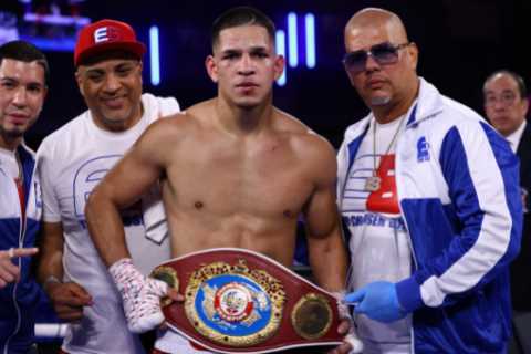 Edgar Berlanga set to be banned for SIX MONTHS and handed huge fine for biting rival Alexis Angulo..