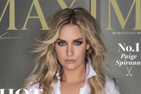 Paige Spiranac named the sexiest woman alive in Maxim’s 2022 ‘Hot 100’ as golf babe reveals all in..