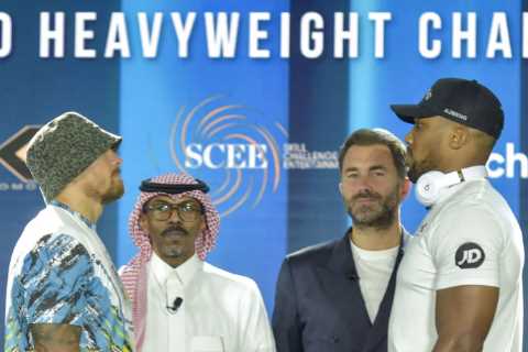 Anthony Joshua says he’s the comeback king as he admits he got his ‘a*** bust’ by Oleksandr Usyk..