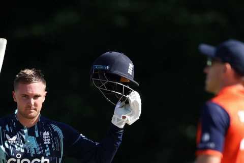 Jason Roy smashes century as England cruise to Netherlands series whitewash with Eoin Morgan’s..