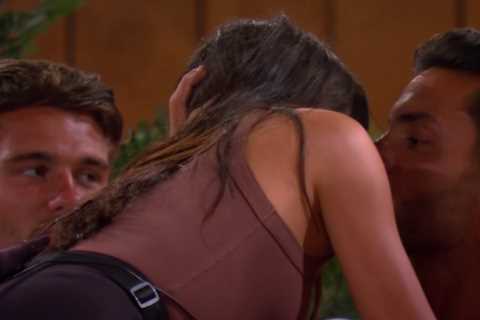 Love Island fans horrified as Gemma, 19, kisses Davide, 27 – insisting she lingered too long