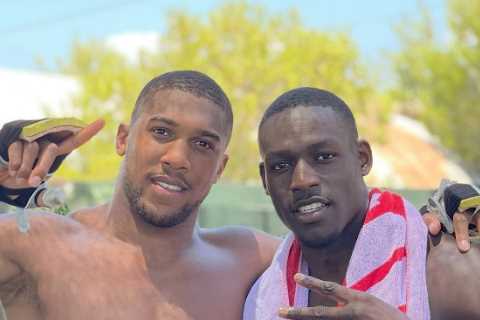 Anthony Joshua in awkward situation as protege Lawrence Okolie called out for huge fight by gym pal ..
