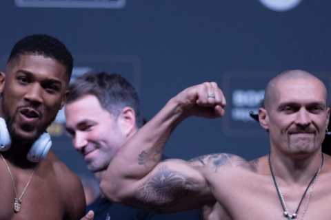 Tyson Fury says Anthony Joshua is ‘happy to come second’ and Usyk will win rematch as he is ‘too..