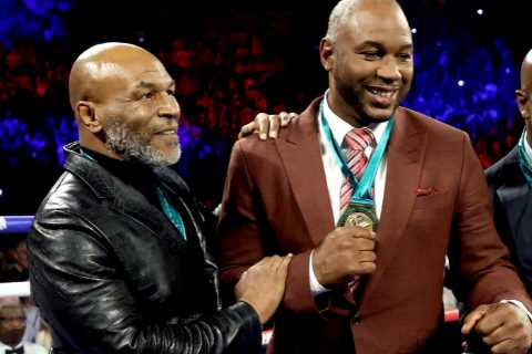 Mike Tyson reveals he will fight old foe Lennox Lewis – with combined age of 111 – in September as..