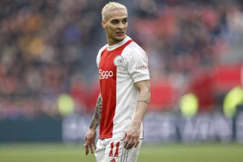 Chelsea join Man Utd in Antony transfer race as Thomas Tuchel looks to steal Ajax winger away from..