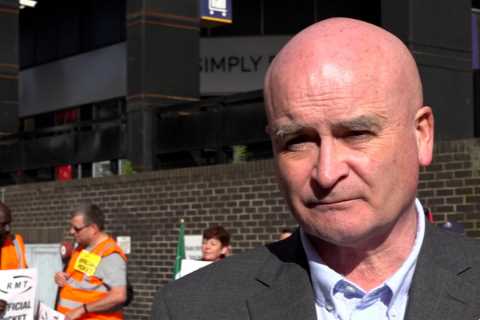 Rail strike chief Mick Lynch whines about lost wages during crippling walkouts