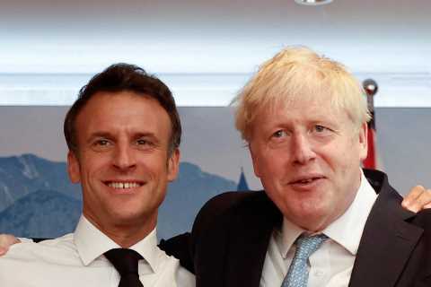 Boris Johnson’s bromance with Emmanuel Macron is back on with back-slapping display at the G7 but..
