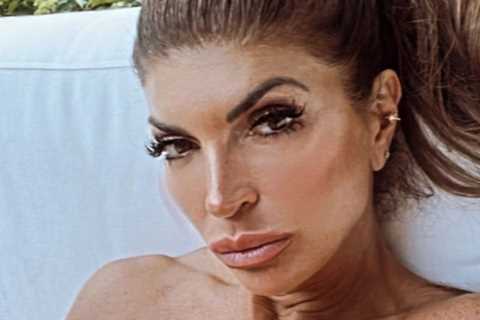 RHONJ star Teresa Giudice, 50, nearly spills out of a tiny jean bikini top in a sexy new photo