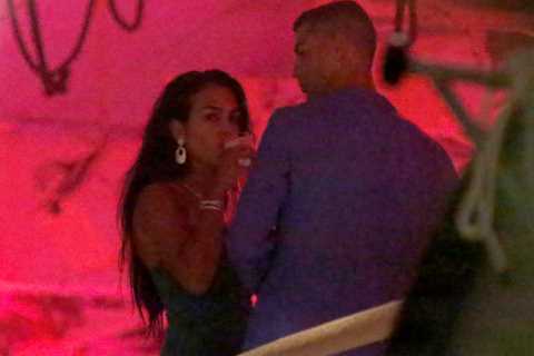 Cristiano Ronaldo and Georgina Rodriguez can’t keep hands off each other as stunning Wag wears..