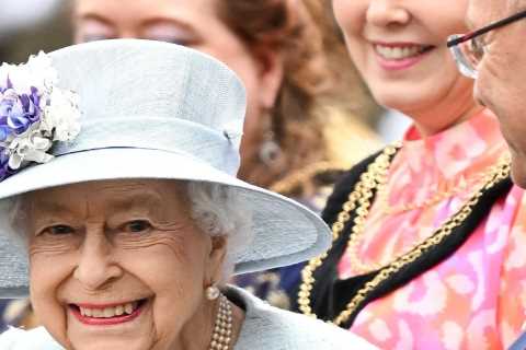 Energetic Queen, 96, filmed walking unaided at train station before royal visit to Scotland despite ..
