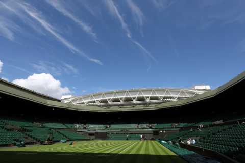 Sex-mad tennis fans warned to steer clear of romps and drugs parties in park queue by wealthy..