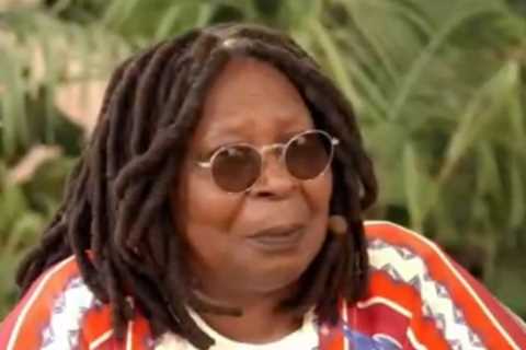 The View host Whoopi Goldberg suffers MULTIPLE mishaps as show airs live from the Bahamas