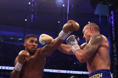 Anthony Joshua insists there’s ‘no love lost’ with ex-coach Rob McCracken despite brutally axing..