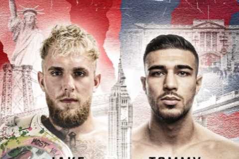 Jake Paul tells Tommy Fury to get to the embassy and get his ‘f***ing visa’ so he can ‘knock him..