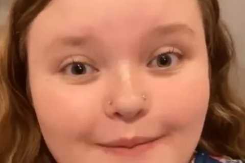 Honey Boo Boo, 16, shows off SECOND nose piercing in new video after fans demand she stop acting..