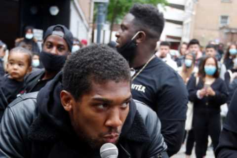 Anthony Joshua steps into Lewis Hamilton racism row and reveals he suffered similar ‘upsetting’..