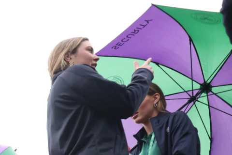 Wimbledon day three DELAYED again by rain as apocalyptic downpour soaks SW19 and threatens..