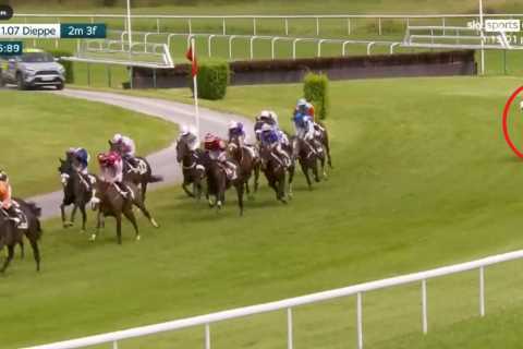 Jockey’s ‘Superman’ recovery ends in disaster seconds later after truly calamitous series of events
