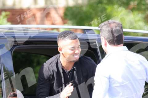 Watch leaked clip of Gabriel Jesus wearing Arsenal shirt and walking around Emirates ahead of..