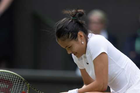 Emma Raducanu OUT of Wimbledon after crushing straight-sets defeat in round TWO against Caroline..