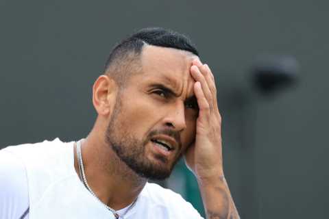 Nick Kyrgios fined £8,211 after SPITTING towards Wimbledon fan after saying they were being abusive ..