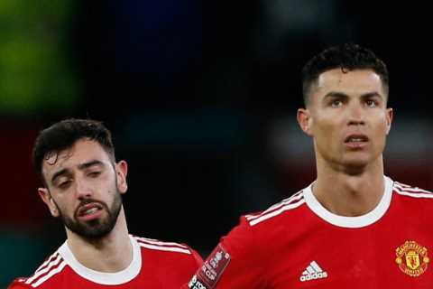 Bruno Fernandes drops huge hint on Cristiano Ronaldo’s future as Man Utd star linked with..