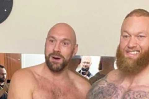 Watch Tyson Fury declare he’s ‘coming for Thor Bjornsson’ as Game of Thrones star issues..