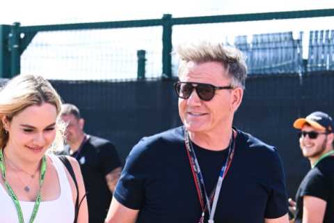 Gordon Ramsay, Virgil Van Dijk and celebs flock to British Grand Prix as Lewis Hamilton battles it..